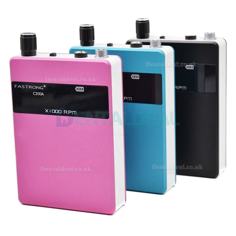 FASTRONG C200A Portable Dental Lab Brushless Micromotor for Polishing Carving Grinding